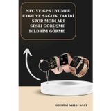 Gizmurstore 3 Kordonlu Pembe Amoled Ekran Akıllı Saat ve Yeni Nesil Pro Kablosuz Bluetooth Kul - MZUIRG1710-1