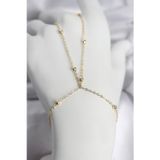 Gizmurstore 316L Çelik Gold Renk Top Zincirli Kadın Şahmeran 5886 - MZUIRG3823-3553