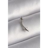 Gizmurstore 316L Çelik Gümüş Renk Çivi Model Piercing 5886 - MZUIRG2408-8979