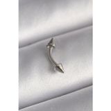 Gizmurstore 316L Çelik Gümüş Renk Çivi Model Piercing 5886 - MZUIRG9136-5760
