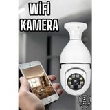 Gizmurstore Ampul Görünümlü Güvenlik Kamerası Duylu Wifi Kamerası Dönebilen - MZUIRG9158-5300