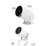 Gizmurstore Ayaklı Projeksiyon Taşınabilir Mini Projektör Sinema Projektörü Android - MZUIRG7395-6908