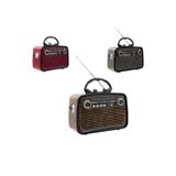 Gizmurstore Bluetooth Hoparlör Ahşap Renk Vintage Işıklı Nostaljik Radyo Fm Ahşap Görün? - MZUIRG9554-3