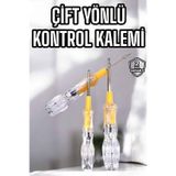 Gizmurstore Çift Taraflı Elektrik Kontrol Kalemi Şeffaf Tornavida - MZUIRG5195-3163