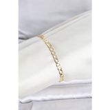 Gizmurstore CM 14K Gold Renk Halka Zincir Model Kadın Bileklik 5886 - MZUIRG9036-1223