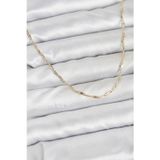 Gizmurstore CM 14K Gold Renk Pirinç Ataç Zincir 60 cm Kadın Kolye 5886 - MZUIRG8455-5708