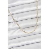 Gizmurstore CM 14K Gold Renk Pirinç Gemi Zinciri Model Kadın Kolye 5886 - MZUIRG8462-9865