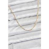 Gizmurstore CM 14K Gold Renk Pirinç Lazer Model 60 cm Kadın Kolye 5886 - MZUIRG8088-3110