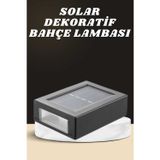 Gizmurstore Dekoratif Duvar Lambası Solar Güneş Enerjili Bahçe Aydınlatması - MZUIRG2403-5422
