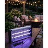 Gizmurstore Ev Balkon Mutfak İçin Elektrikli Sinek Savar 10W UV Işıklı Lamba - MZUIRG2826-5473
