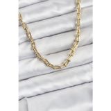 Gizmurstore Gold Renk Pirinç Tifani Model Kadın Kolye 5886 - MZUIRG7402-2016