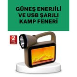 Gizmurstore Güneş Enerjili Alev Efektli Lamba – COB Teknolojili Dış Mekan Aydınlatma - MZUIRG6419-7144