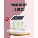 Gizmurstore Güneş Enerjili Bahçe ve Duvar Aydınlatma – BK-618-3 LED Lamba - MZUIRG5205-8800