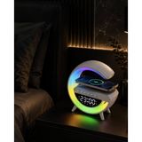 Gizmurstore Kablosuz RGB Bluetooth Hoparlör USB FM ve AUX Destekli Taşınabilir Ses Sistemi - MZUIRG3714-6484