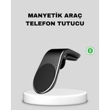 Gizmurstore Manyetik Araç Telefon Tutucu 360° Dönebilen ve Sarsıntısız Güçlü Mıknatıs - MZUIRG1297-3