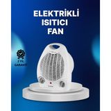 Gizmurstore Mini Elektrikli Isıtıcı – 2000W Güç Fanlı Isıtma 3 Isı Modu - MZUIRG5757-2168
