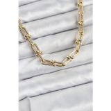 Gizmurstore Pirinç Gold Renk Tifani Model Kadın Kolye 5886 - MZUIRG9837-1265