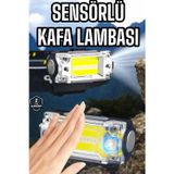 Gizmurstore Şarjlı Kafa Feneri Suya Dayanıklı Ayarlanabilir Kamp Feneri - MZUIRG7350-8006