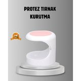 Gizmurstore Taşınabilir Mini Oje Kurutma Makinesi 16W UV LED Hızlı Etkili Kurutucu - MZUIRG3731-5600
