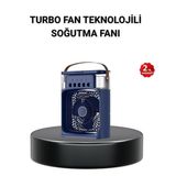 Gizmurstore Turbo Fan Teknolojili Sessiz ve Güçlü Soğutma Masası Vantilatör - MZUIRG2036-8728