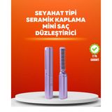 Gizmurstore USB Şarjlı Kablosuz Saç Düzleştirici – Seyahat ve Günlük Kullanım - MZUIRG3867-1859