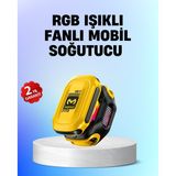Gizmurstore Yarı İletken Çipli RGB Işıklı Telefon Soğutucu - MZUIRG3503-8157