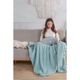 Gizo Home VEL | Yumuşak Tüylü, Peluş, Wellsoft Tv Battaniyesi Mind Yeşili Tek Kişilik Battaniye 150x200 Cm