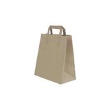 Gizpak Esmer Kraft Kağıt Çanta 25X28X14 Cm 500 Adet