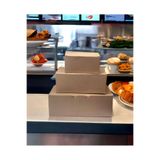 Gizpak Nugget Kutusu - Fast Food Kutusu - Paket Servis Kutusu Orta Boy 17.5X10X7 100 Adet