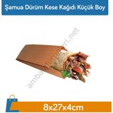 Gizpak Şamua Dürüm Kese Kağıdı Küçük Boy 8X27X4 cm 10 kg