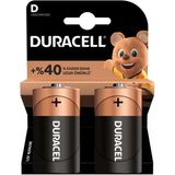Gizzodo Duracell LR20/MN1300 D Büyük Boy Pil 2li Paket