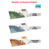 Gizzy Game Mandala Büyükler için Boyama Kitapları, Büyükler için Boyama Kitapları 3 Kitaplık Set