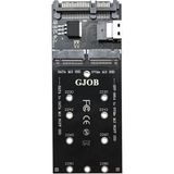 Gjob M2 SSD Adaptörü M.2 Sata Ngff SSD - Sata + M2 Nvme SSD - Dönüştürücü 24 Saatde Kargo