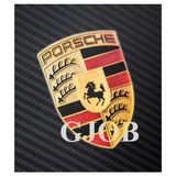 Gjob Porsche Boxter Kapı Altı Logo 2012-2019 1 Adet %100 Uyumlu Eski Çıkar Yenisini Tak Uyum