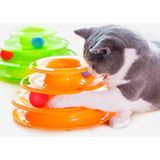 GK Creative Eğlenceli Üç Katlı Kedi Oyuncağı Seti Oyuncağı