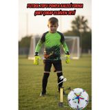 GK DEGAJ Dragon Desenli Çocuk Kaleci Eldiveni Sünger Destekli Kaleci Forma Şort Çorap Futbol Topu