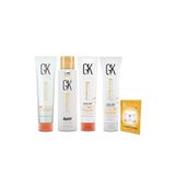 GK HAIR Global Keratin En Iyi Saç Düzleştirme Onarıcı Keratin Tedavisi 4'lü Saç Set 100ml