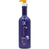 GK HAIR Global Keratin Gümüş Bombalı Mor Şampuan | Saç Tonlama/Koruma için - Doğal Yağlara Sahip Turuncu ve Brassy Tonlar (Silver Bombshell Shampoo, 710ml)