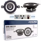 GK SOUND 2 hoparlör ALPINE SXE-0825S 2 yollu koaksiyel 3.45 inç 87 mm 3.5 inç çap 20 watt rms ve 150 watt maksimum empedans 4 ohm, çift