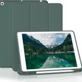 GKABXY iPad 10.2 Kılıf iPad 9. Nesil 2021/ iPad 8. Nesil 2020 / iPad 7. Nesil 2019 Kalem Tutuculu Kılıf, Otomatik Uyku/Uyanma Desteği, iPad 10,2 inç için TPU Akıllı Kapak (Koyu Yeşili)