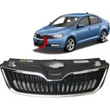 Gkl Skoda Rapid 2013-2018 Ön Panjur Krom Çerçece Üst Plastik Birlikte Mat Siyah Komple Siyah 5JA853668 9B9/5JA853607 2zz