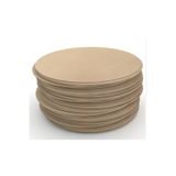 GKN CONCEPT 30 Cm 6 Adet Naturel Ahşap Supla Tahtası Ham, Beyaz ve Ahşap Mdf Ahşap