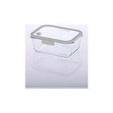 Glace Vakumlu Cam Saklama Kabı 1900ML Gri - standart