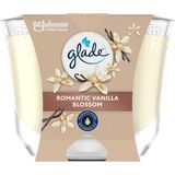 Glade Büyük Mum Vanilya Kokulu Mum, Tek Fitilli, 204 G, Esansiyel Yağ Içeren Koku, Pamuk Fitil - 1 Adet