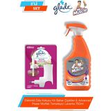 Glade Elektrikli Oda Kokusu Kit Bahar Çiçekleri & Advanced Power Mutfak Temizleyici Lavanta 750ml