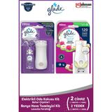 Glade Elektrikli Oda Kokusu Kit Bahar Çiçekleri + Banyo Hava Tazeleyici & Yedek Lavanta Ferahlığı 10ML - 001-Beyaz