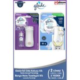 Glade Elektrikli Oda Kokusu Kit Temiz Çarşaf Ferahlığı + Banyo Hava Tazeleyici & Yedek Lavanta 10ML - 001-Beyaz