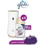 Glade Lavanta Ferahlığı Otomatik Sprey 240 Gün Etkili (Makine + 4X269 ml Yedek)