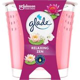 Glade Mum Bahar Çiçekleri Kokulu Mum, Tek Fitilli, 112 G, Esansiyel Yağ Içeren Koku, Pamuk Fitil - Pembe - 1 Adet