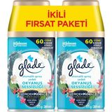 glade oda kokusu otomatik sprey 2'li yedek okyanus sessizliği 269mlx2